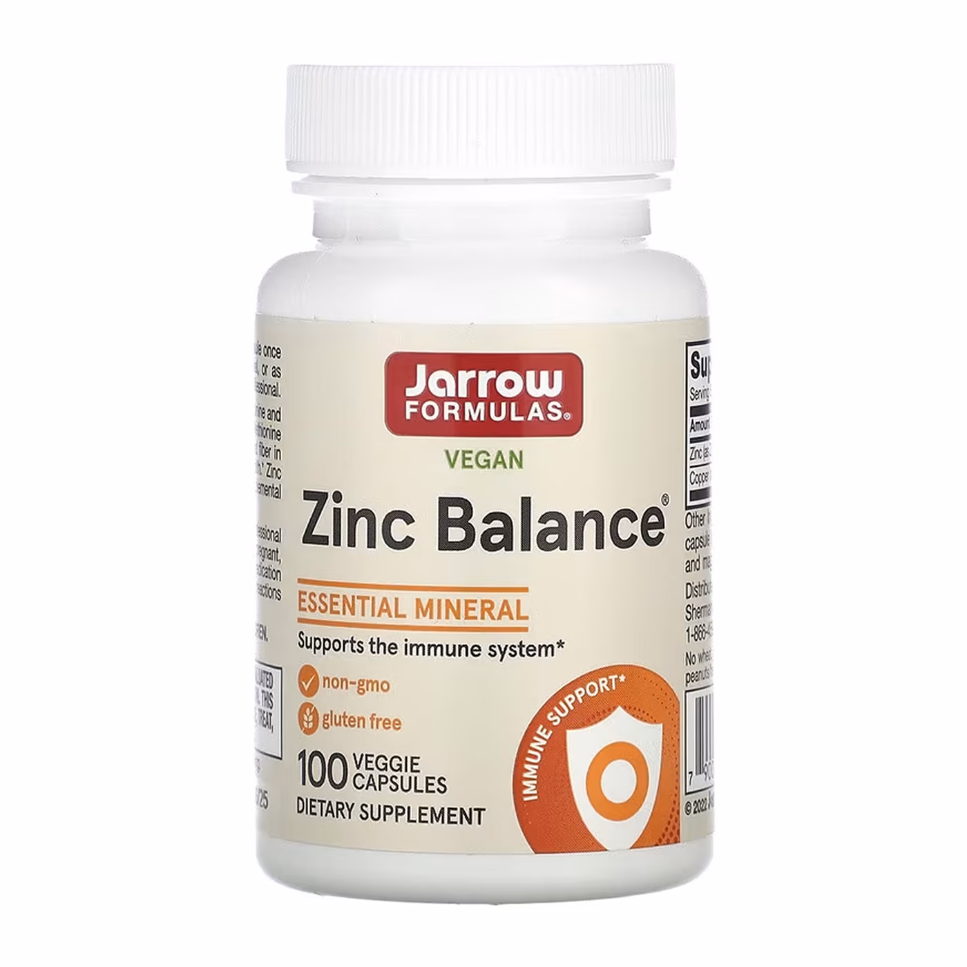 Jarrow Formulas Zinc Balance®, 100 растительных капсул