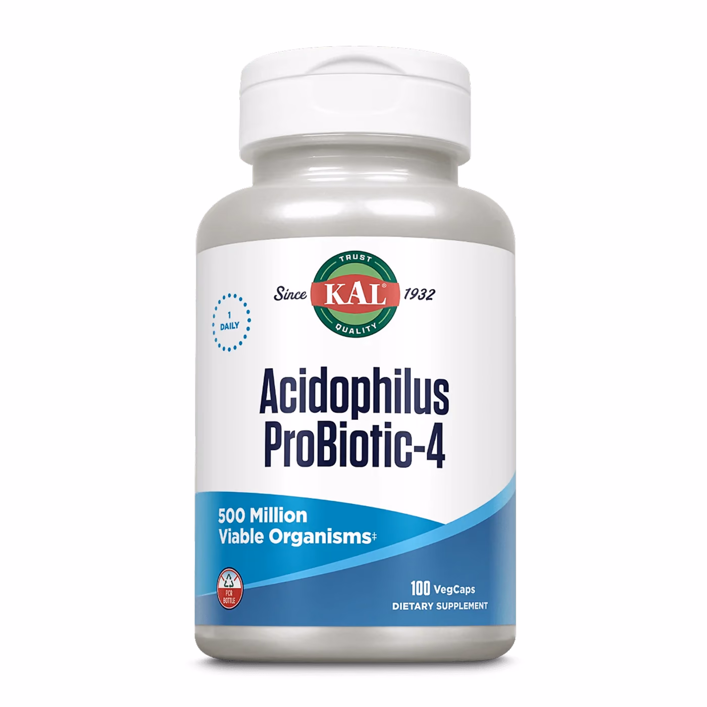 KAL Acidophilus Probiotic-4, 100 вегетарианских капсул