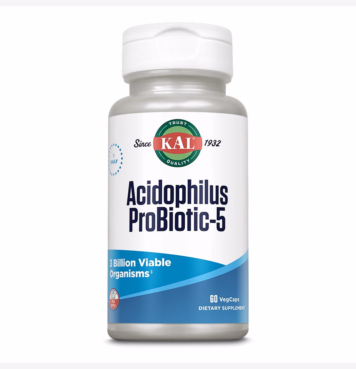 KAL Acidophilus Probiotic-5, 60 вегетарианских капсул
