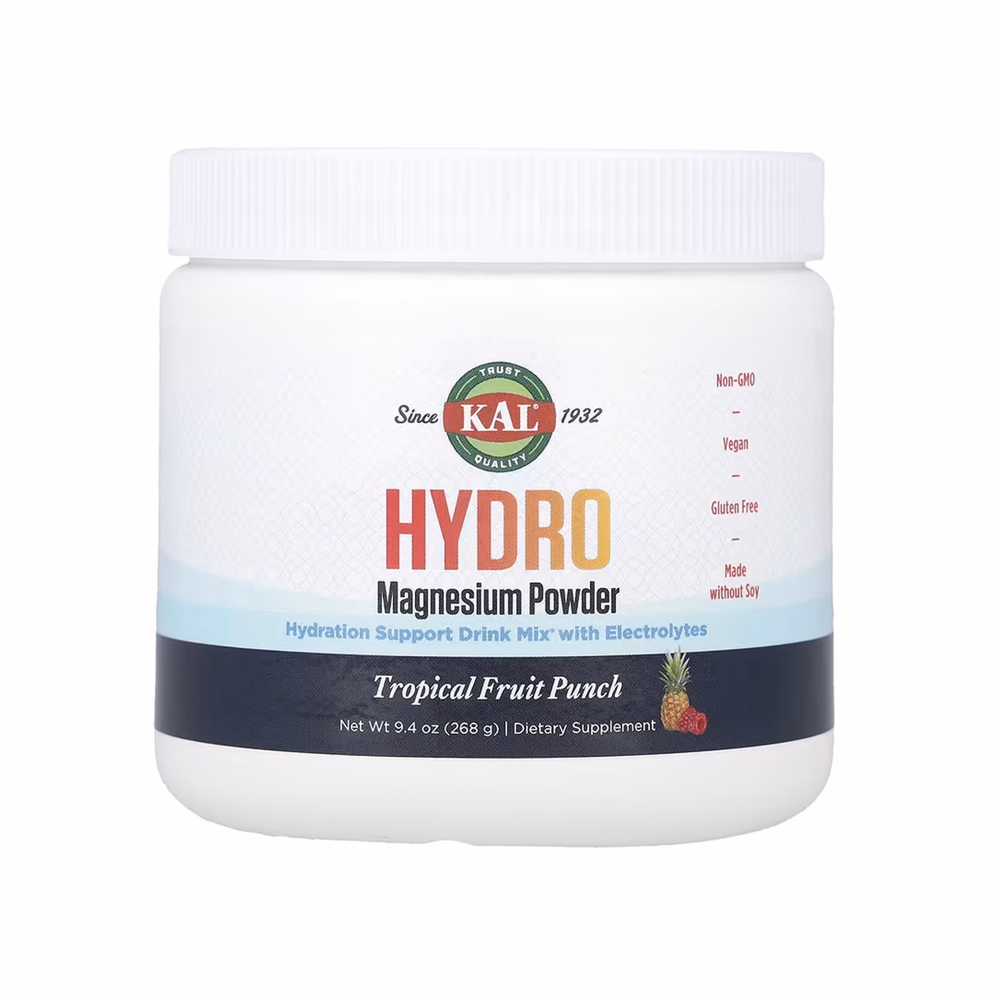 KAL Hydro Magnesium Powder Tropical Fruit Punch, 268 г