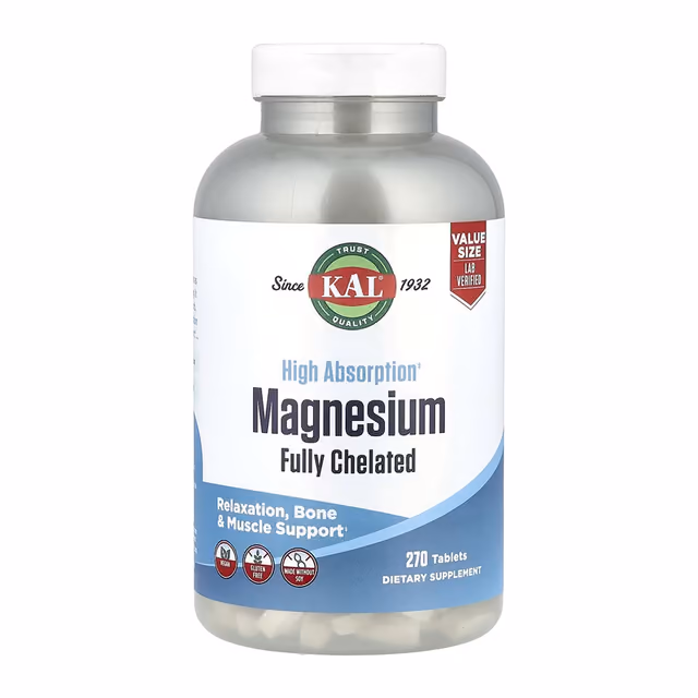 KAL Magnesium Fully Chelated, 270 таблеток