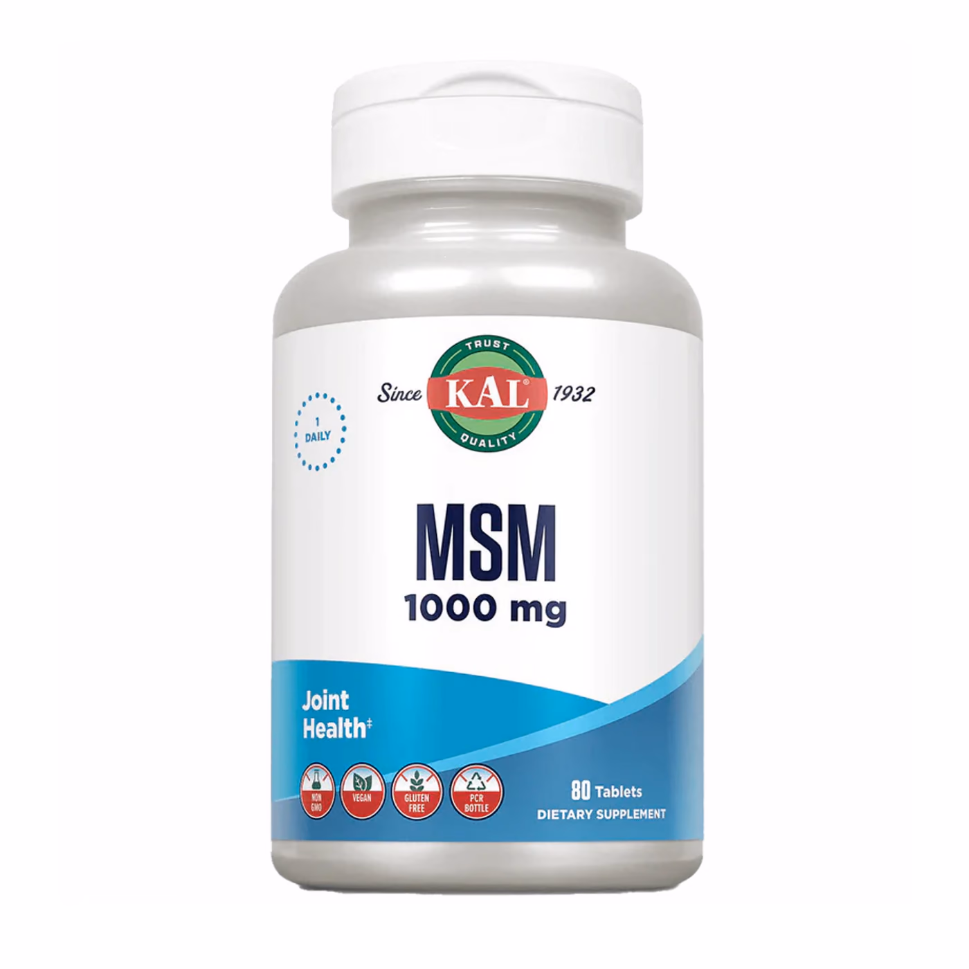 KAL MSM 1000 мг, 80 таблеток
