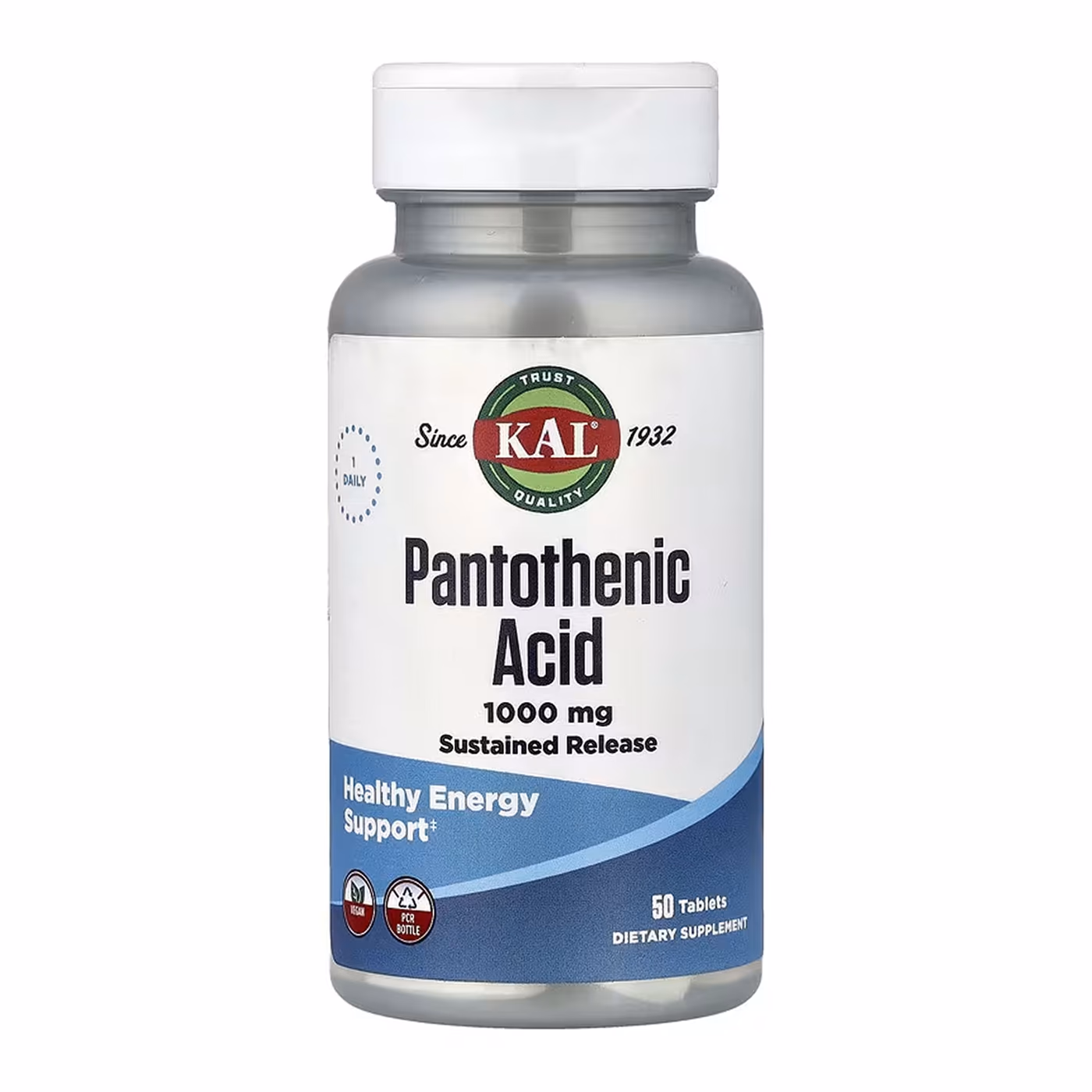 Pantothenic Acid Sustained Release 1000mg - 50 tabs