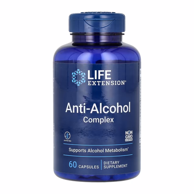 Life Extension Anti-Alcohol Complex, 60 капсул