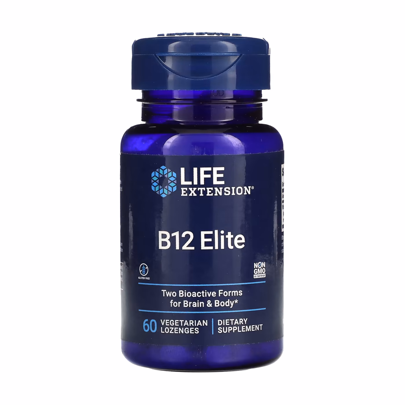 Life Extension B12 Elite, 60 вегетарианских пастилок