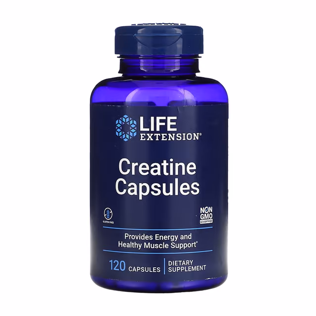 Life Extension Creatine Capsules, 120 капсул
