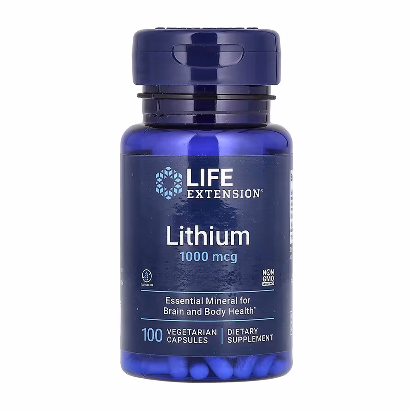 Life Extension Lithium 1000 мкг — 100 вегетарианских капсул