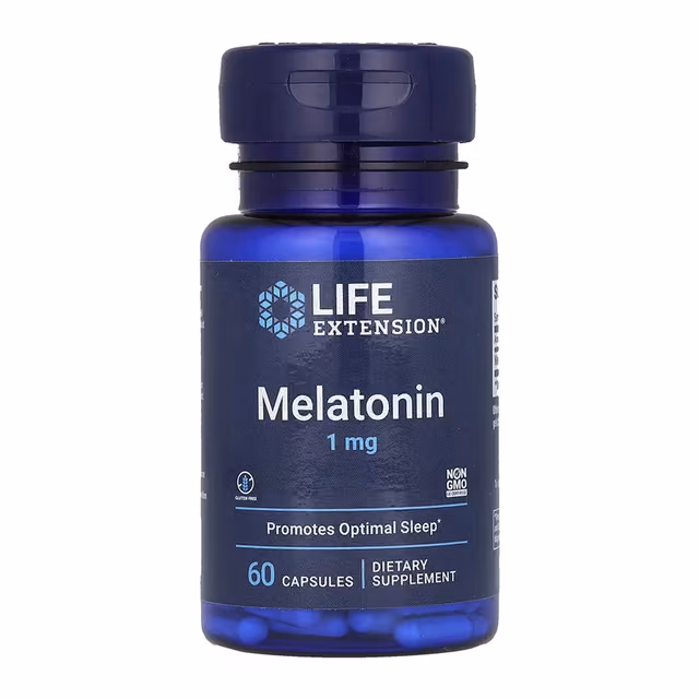 Life Extension Melatonin 1 mg, 60 капсул