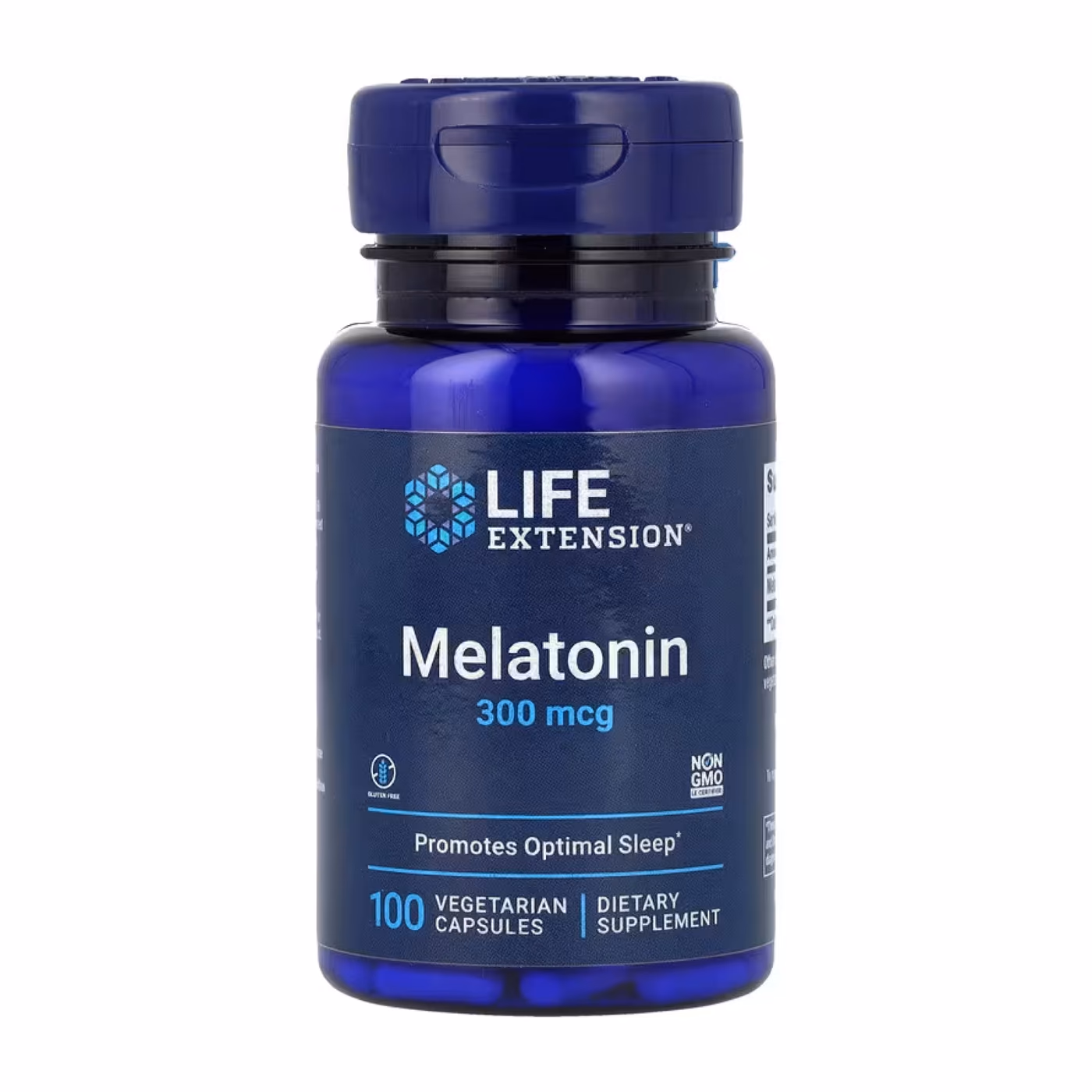 Life Extension Melatonin 300 мкг, 100 вегетарианских капсул