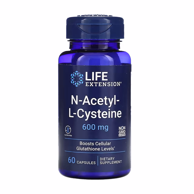 Life Extension N-Acetyl-L-Cysteine (NAC) 600 мг, 60 капсул