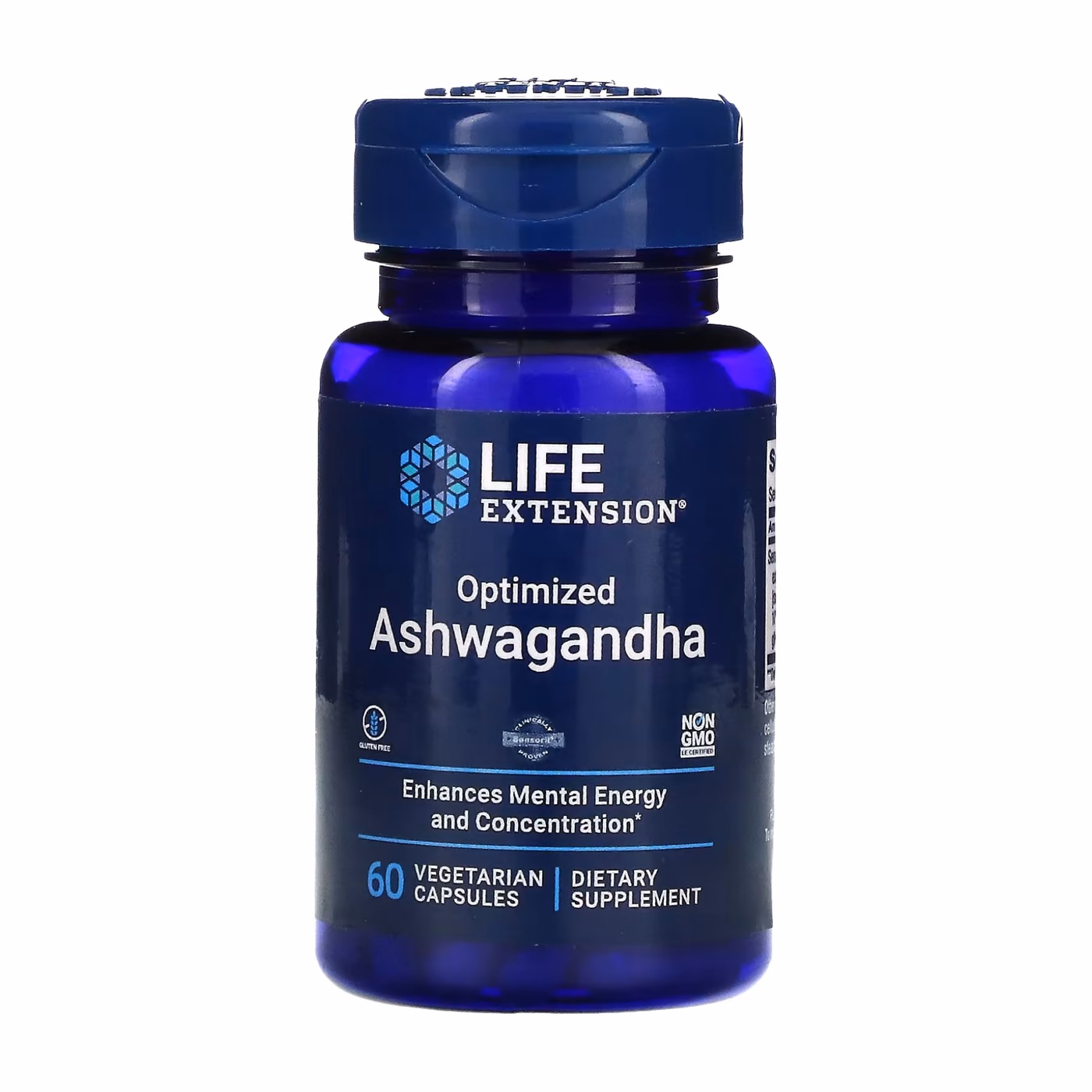 Life Extension Optimized Ashwagandha, 60 вегетарианских капсул