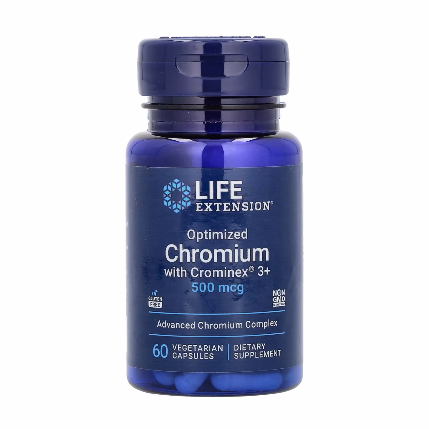 Optimized Chromium with Crominex® 3+ 500 mcg - 60 vcaps