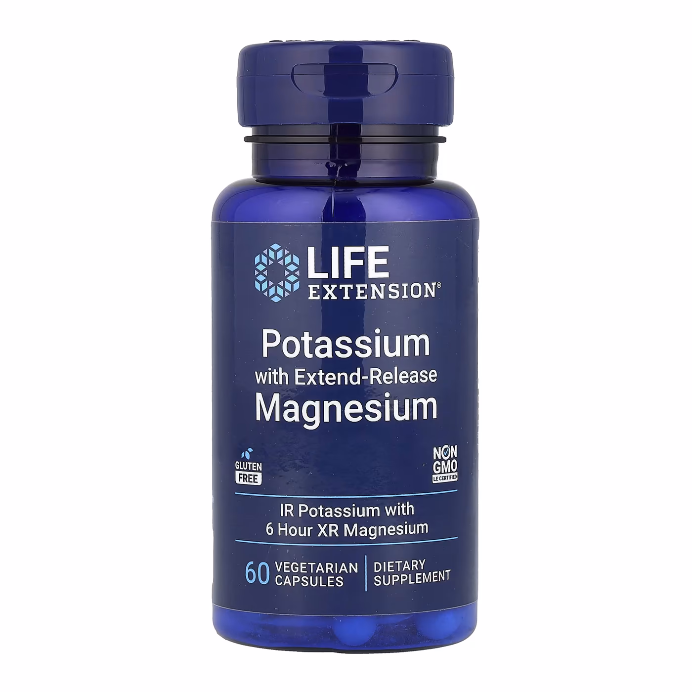Potassium with Extend-Release Magnesium - 60 vcaps