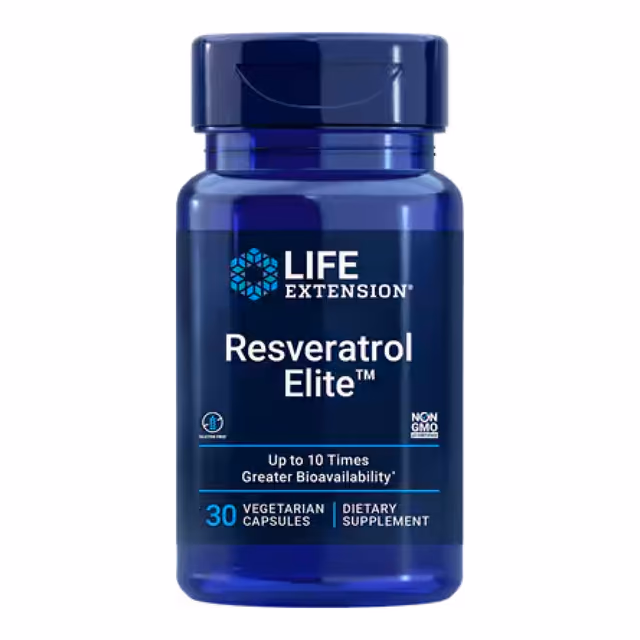 Life Extension Resveratrol Elite, 30 вегетарианских капсул