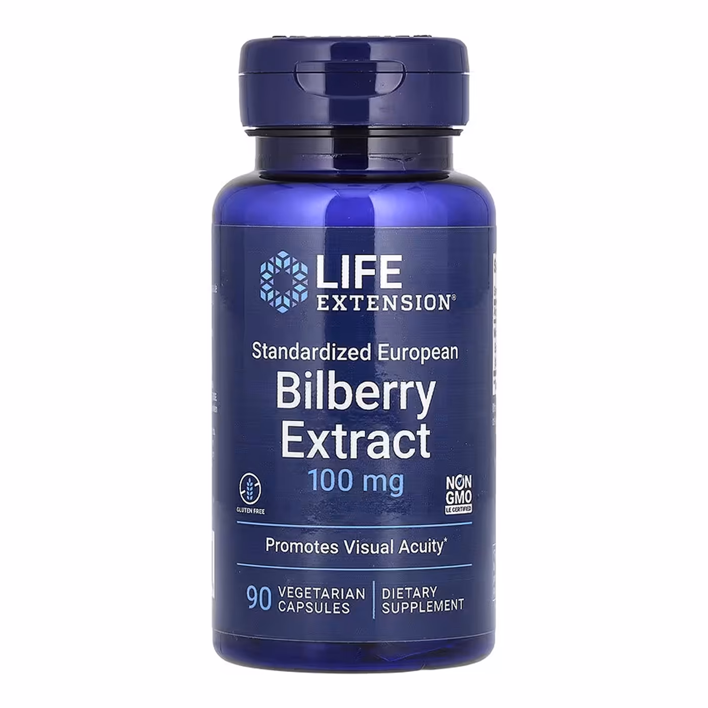 Standardized European Bilberry Extract 100 mg - 90 vcaps
