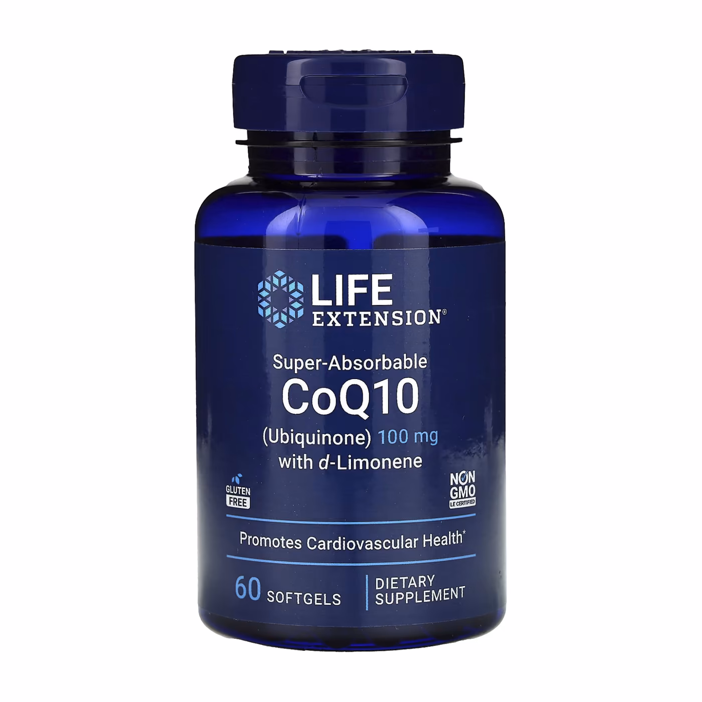 Super-Absorbable CoQ10 (Ubiquinone) with d-Limonene	100mg - 60 softgels