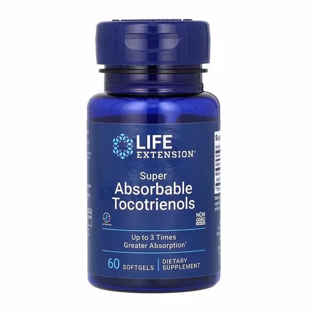 Life Extension Super Absorbable Tocotrienols, 60 софтгелей