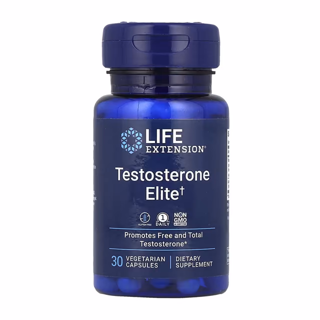 Life Extension Testosterone Elite, 30 вегетарианских капсул