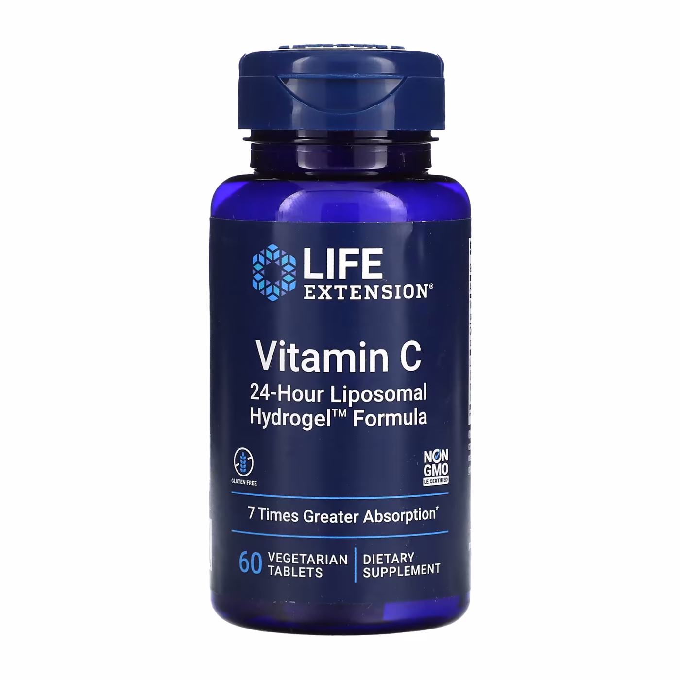 Life Extension Vitamin C 24-Hour Liposomal Hydrogel Formula, 60 вегетарианских таблеток