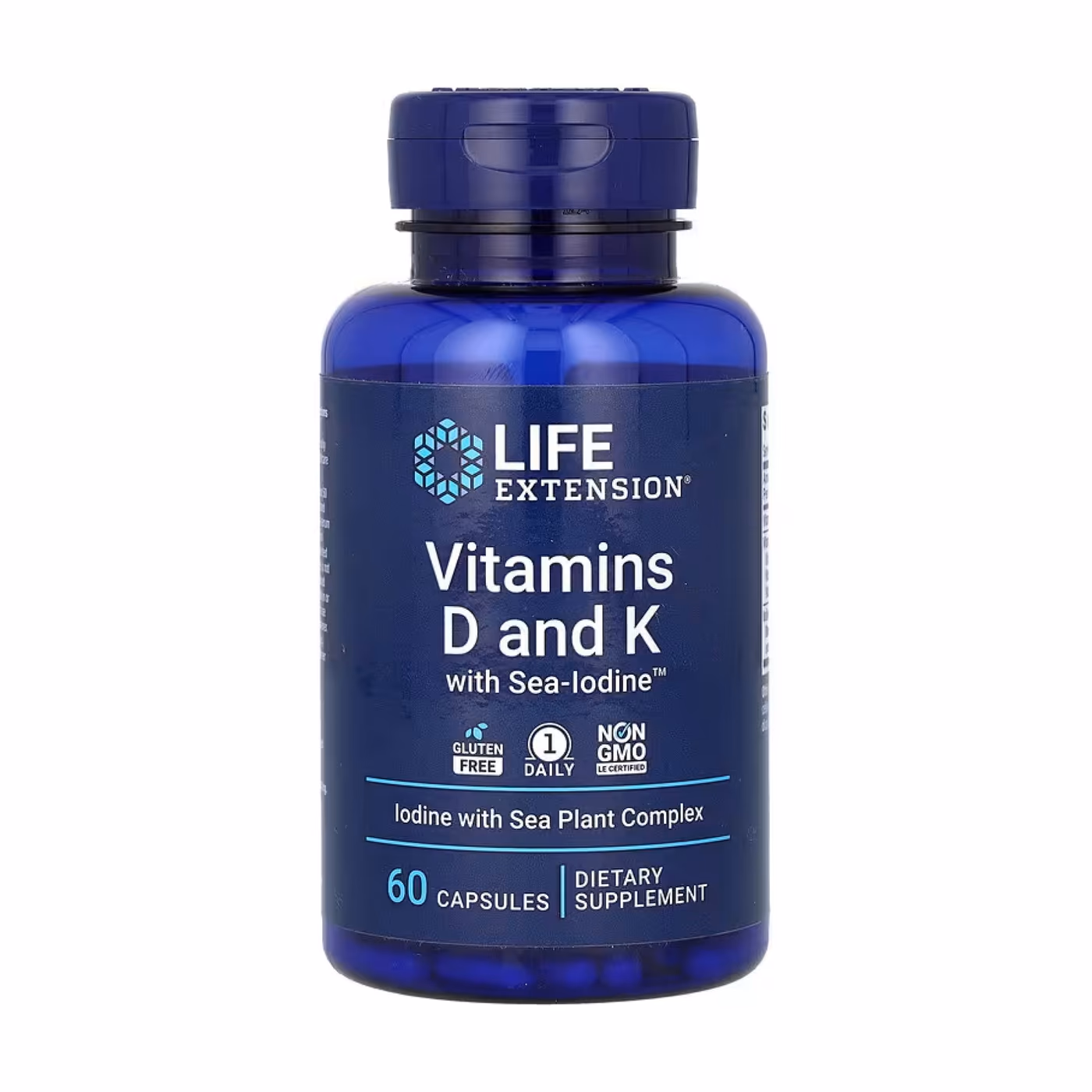 Vitamins D and K with Sea-Iodine™ - 60 caps