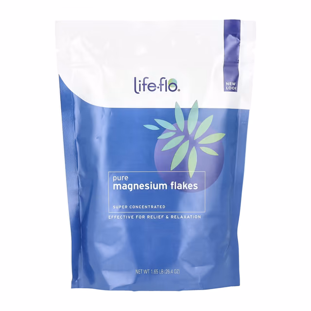 Life-flo Pure Magnesium Flakes, 1,65 lb (26,4 oz)