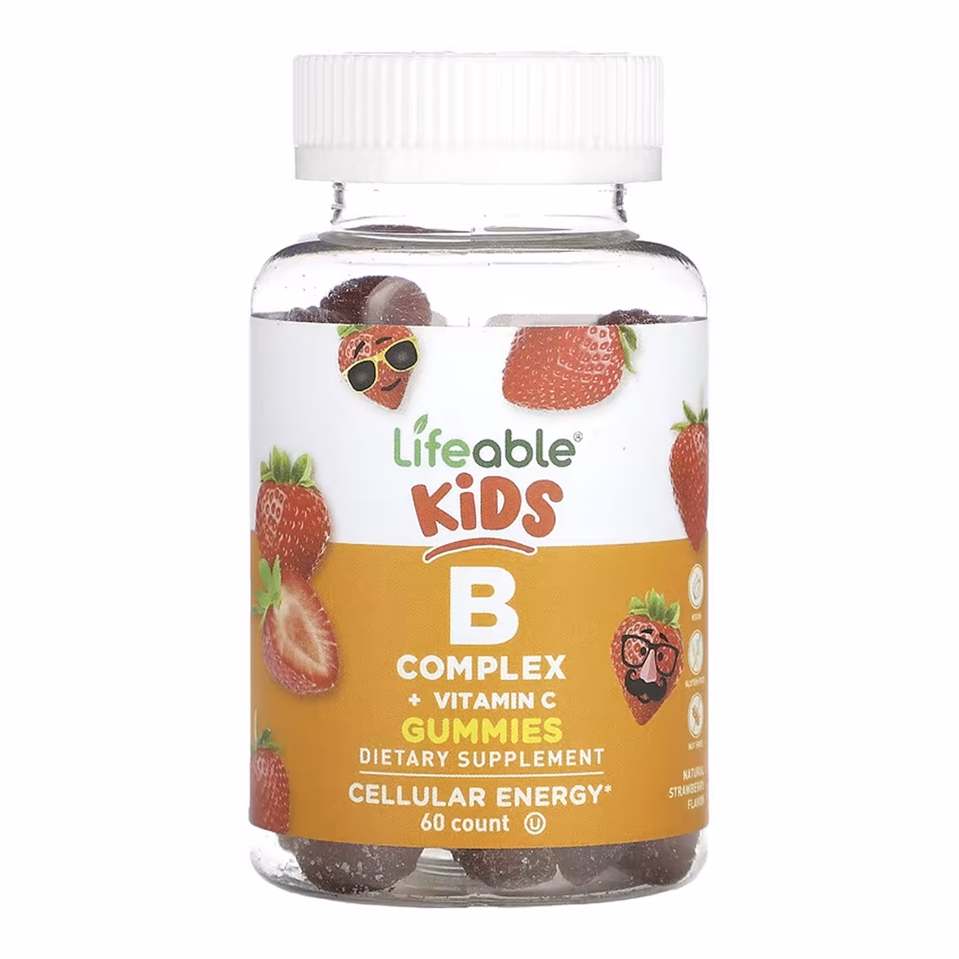 B Complex + Vitamin C Kids - 60 gummies