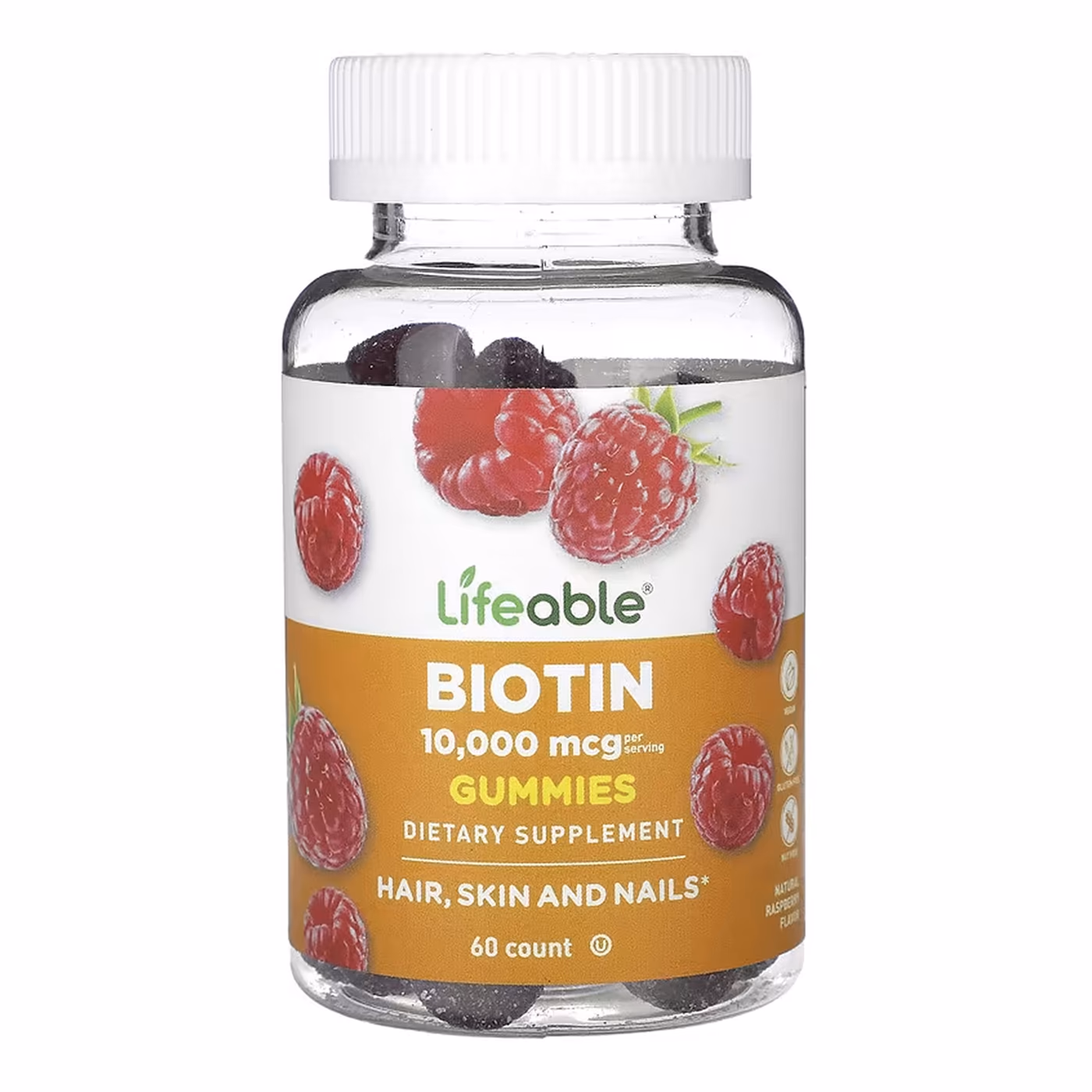 Lifeable Biotin 10 000 мкг — 60 жевательных мармеладок