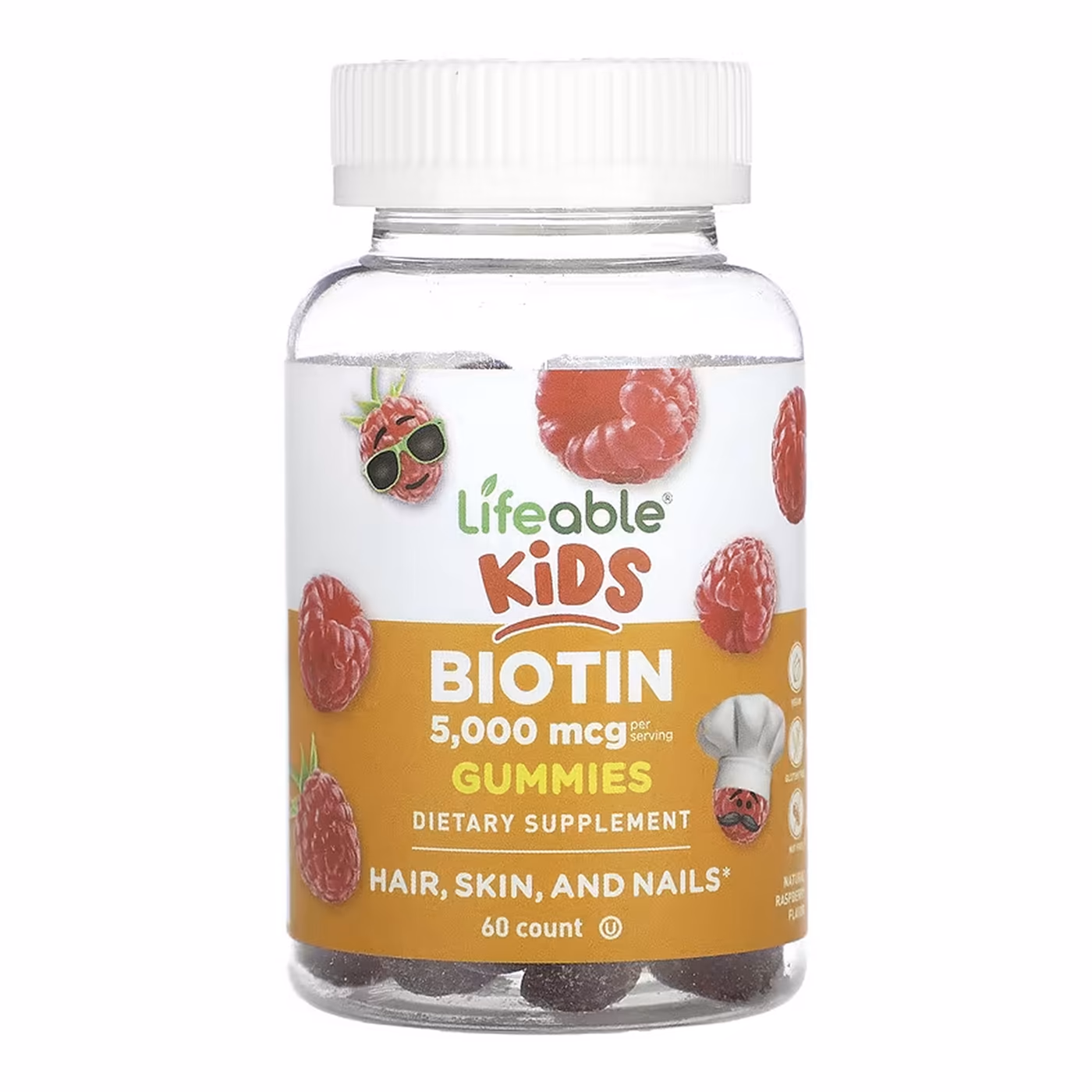 Biotin 5,000 mcg Kids - 60 gummies