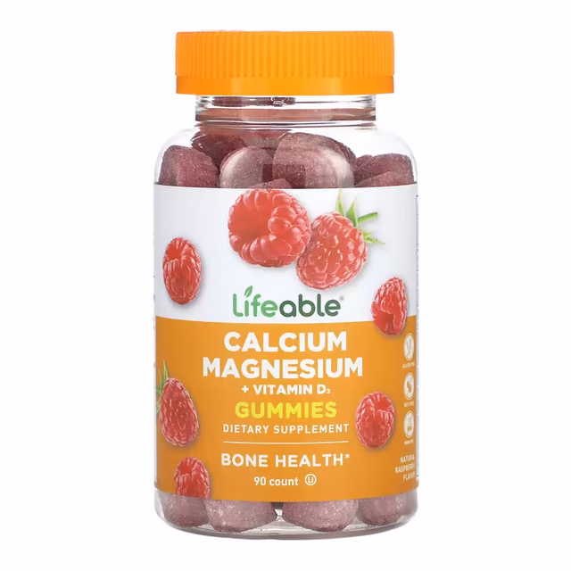 Lifeable Calcium Magnesium + Vitamin D3 Adult, 90 жевательных таблеток