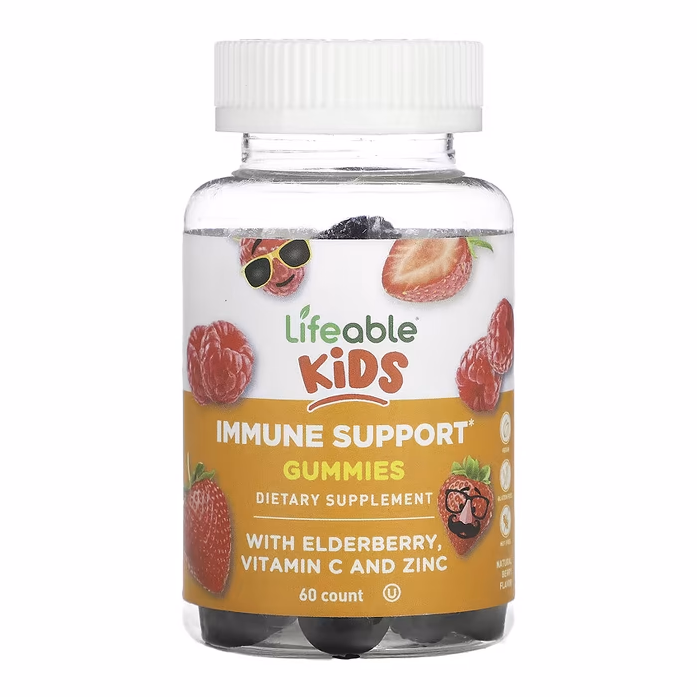 Lifeable Kids Immune Support Gummies, 60 жевательных пастилок