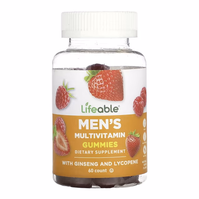 Lifeable Men's Multivitamin Gummies, 60 жевательных пастилок