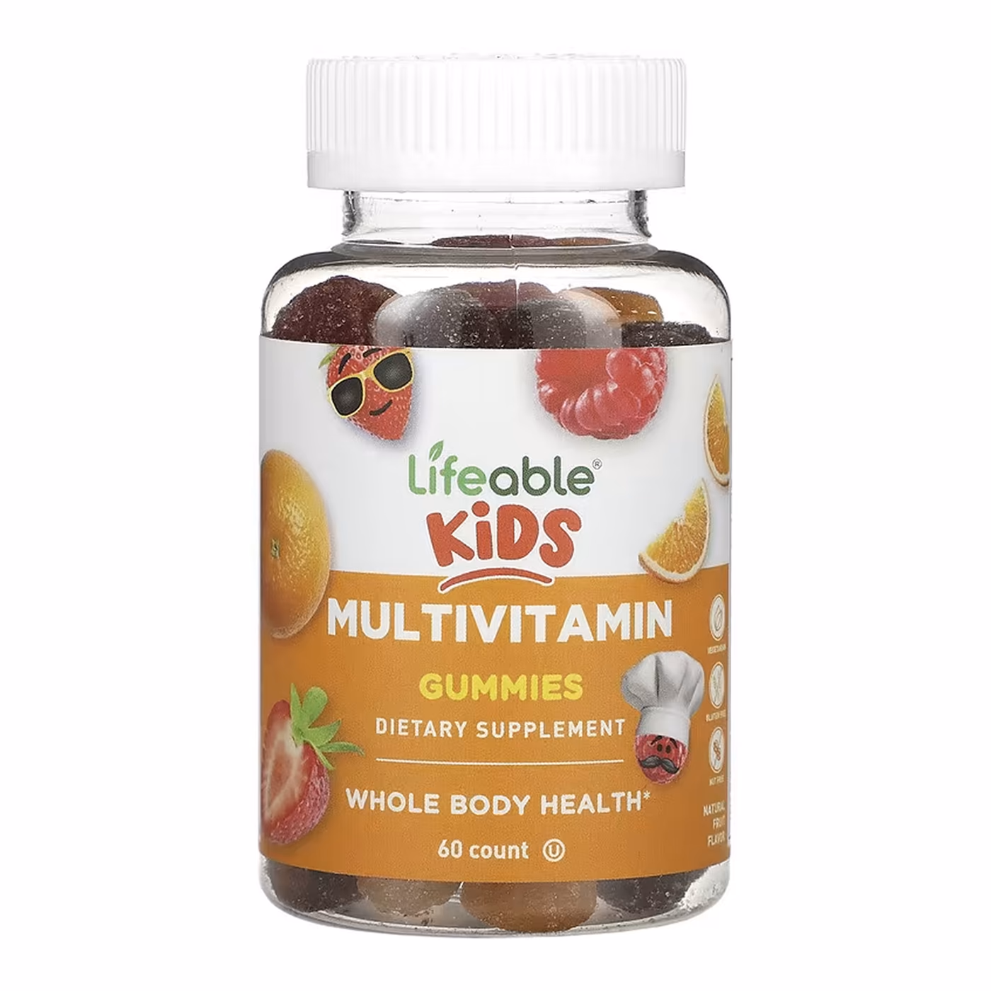 Lifeable Kids Multivitamin Gummies, 60 жевательных пастилок