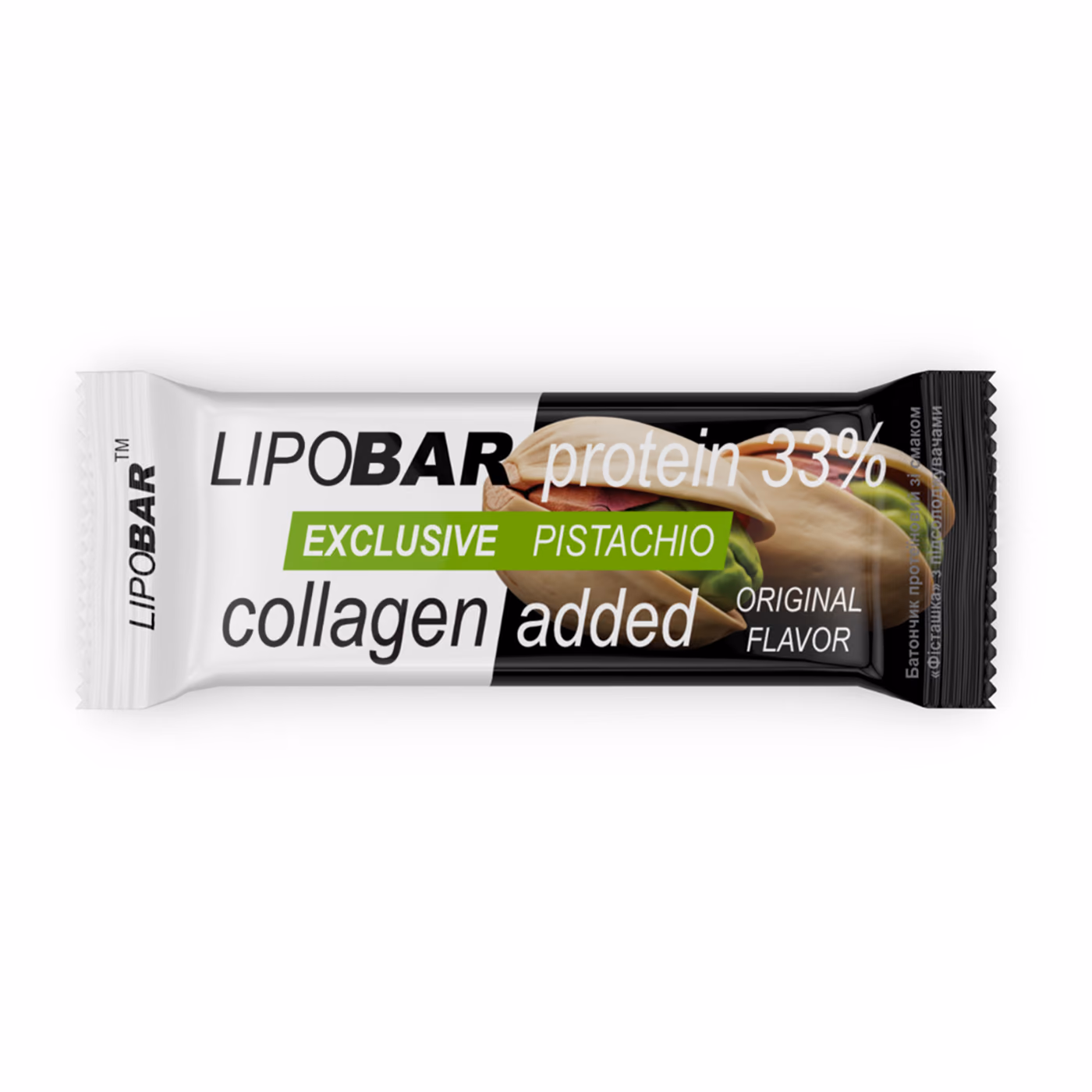 Lipobar Exclusive — протеиновый батончик «Фисташка», 50 г
