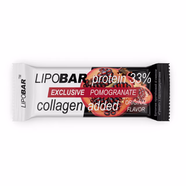 Lipobar Exclusive — протеиновый батончик со вкусом граната, 50 г