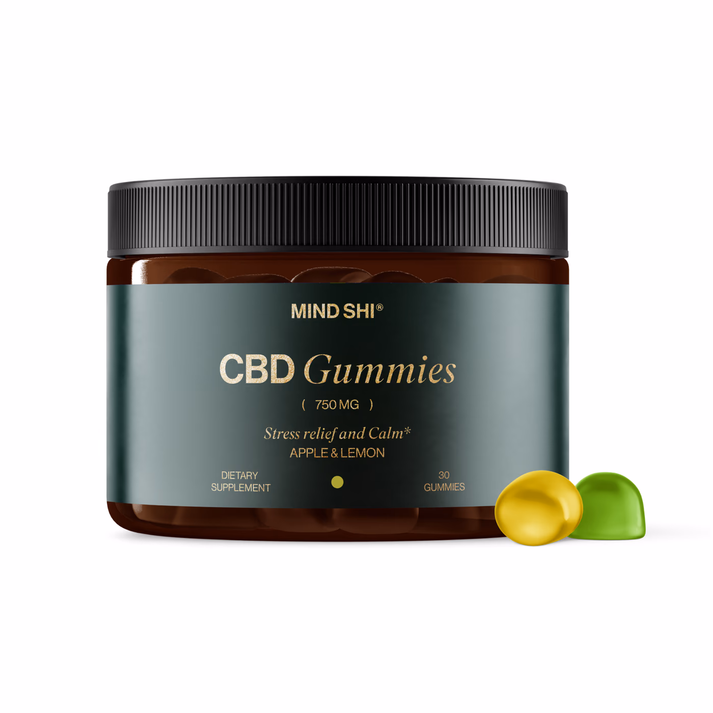 CBD Gummies Full Spectrum 750 mg Apple & Lemon - 30 gummies