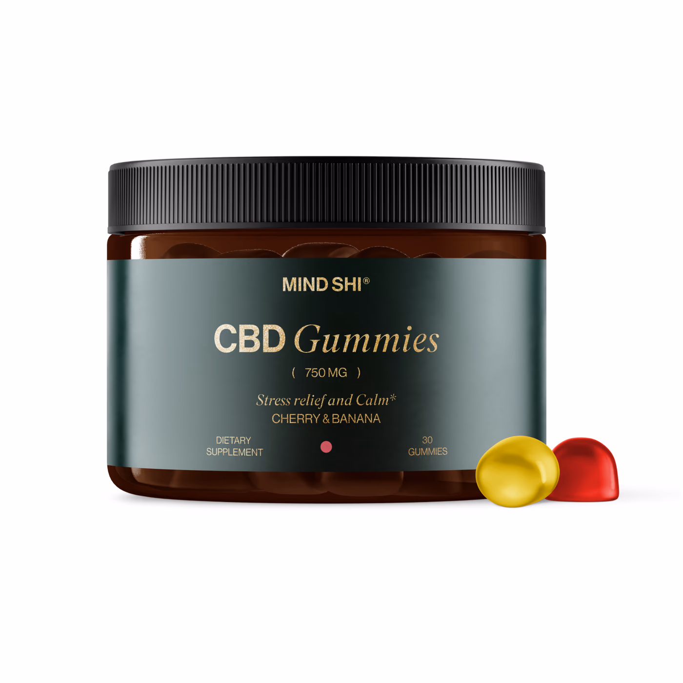 CBD Gummies Full Spectrum 750 mg Cherry & Banana - 30 gummies