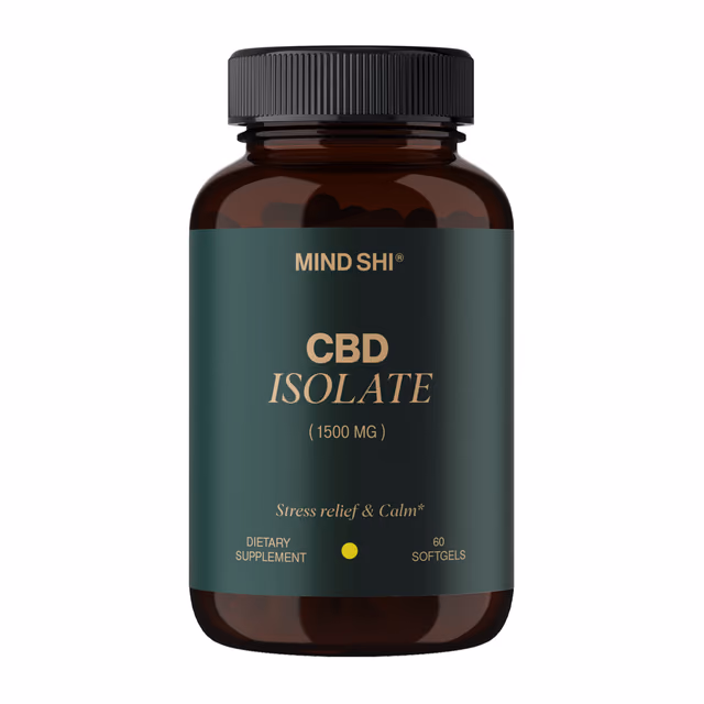 Mind Shi CBD Isolate 1500 мг — 60 софтгелей