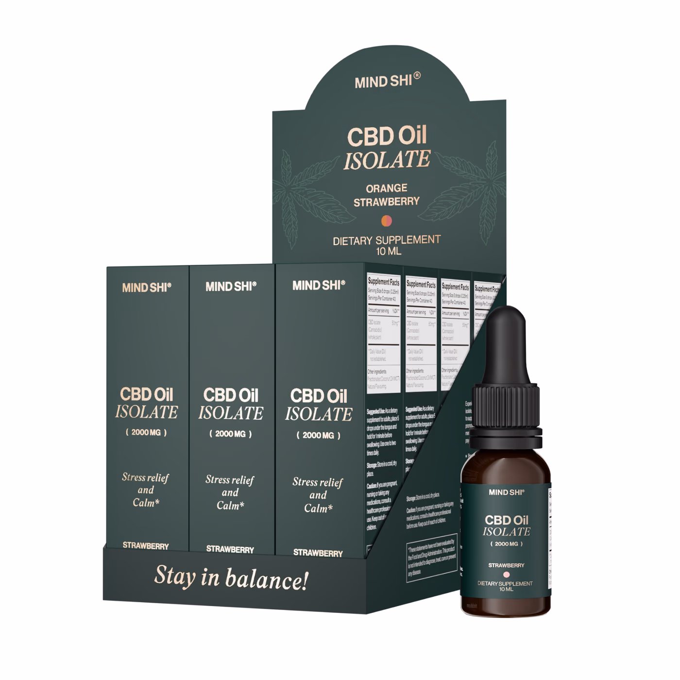 MIND SHI CBD Oil Isolate Mix
