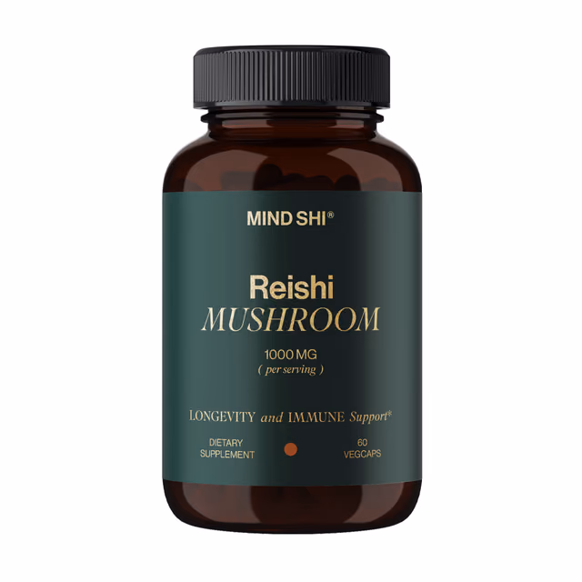 Mind Shi Reishi Mushroom 1000 mg, 60 вегетарианских капсул