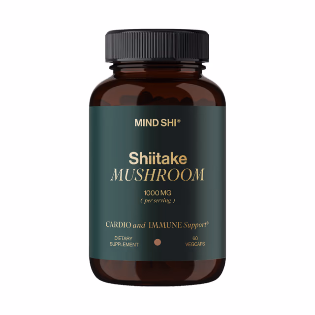Mind Shi Shiitake Mushroom 1000 mg, 60 вегкапсул