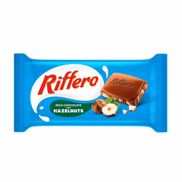 Rifero Молочный шоколад с фундуком, 75 г