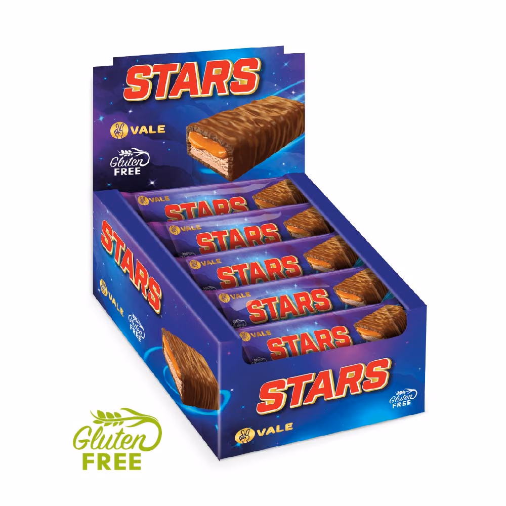 Stars - 24x50g Chocolate caramel nougat