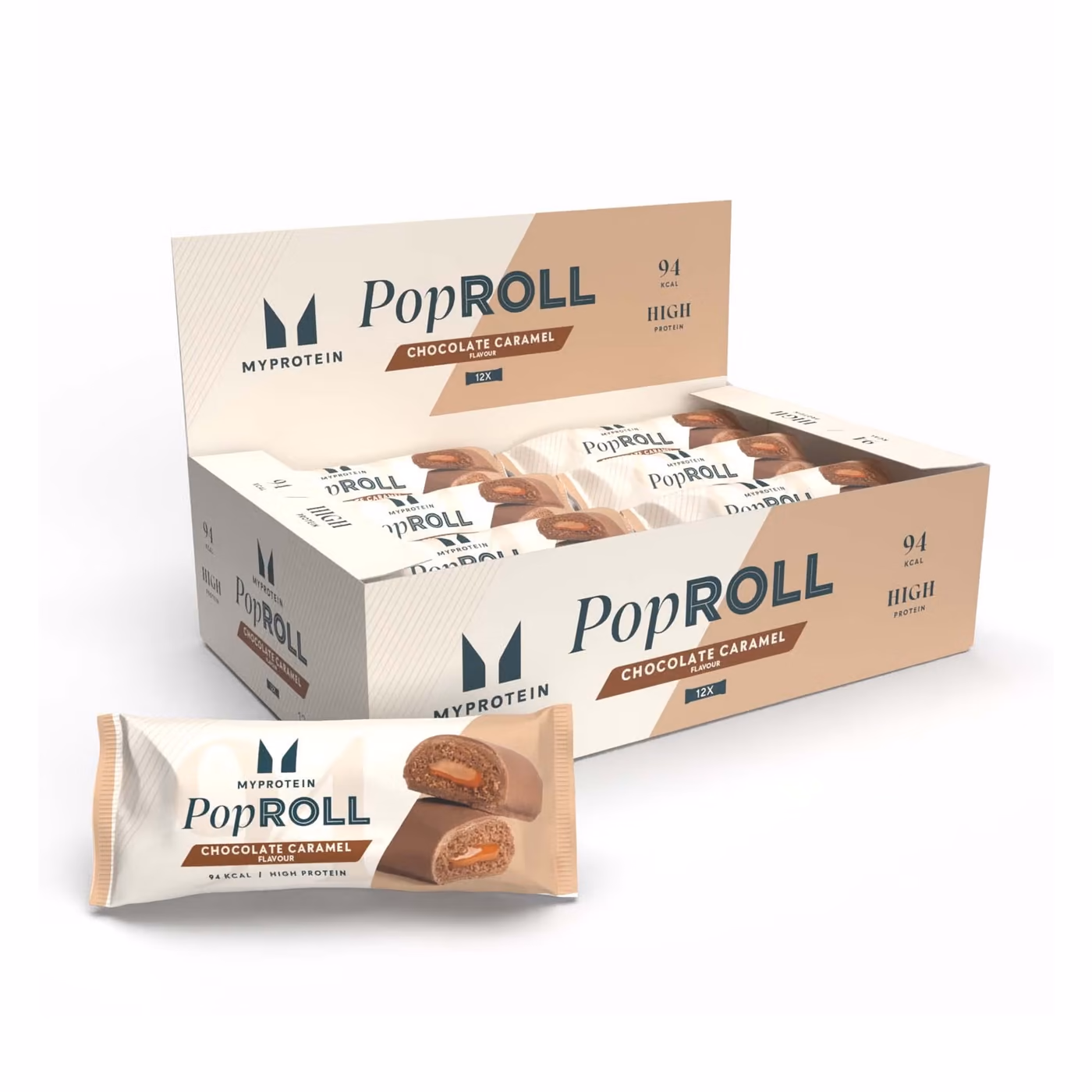 Pop Rolls - 12x27g Chocolate Caramel