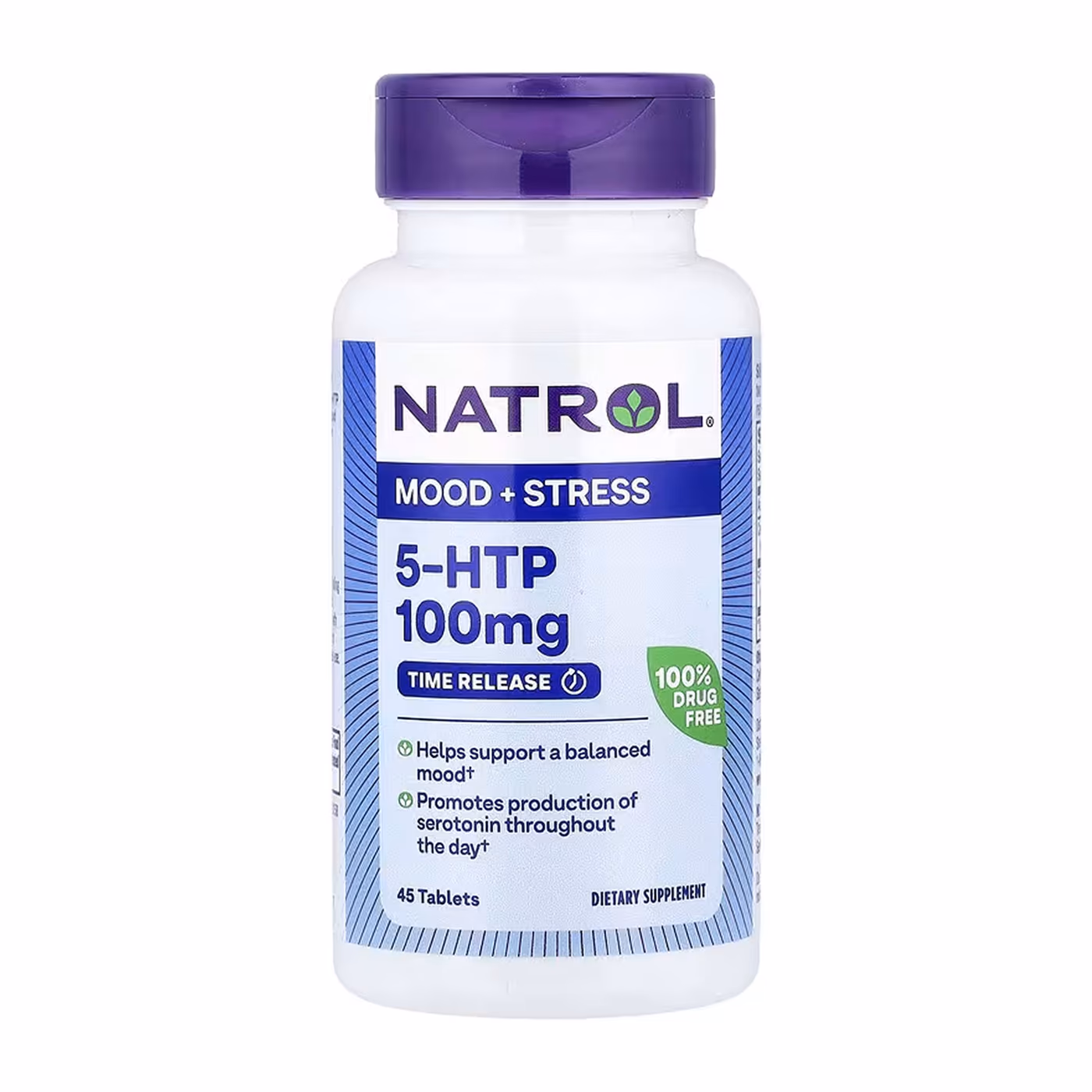 Natrol 5-HTP 100 мг пролонгированного высвобождения, 45 таблеток