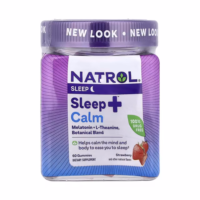 Natrol Sleep+ Calm, 60 жевательных конфет