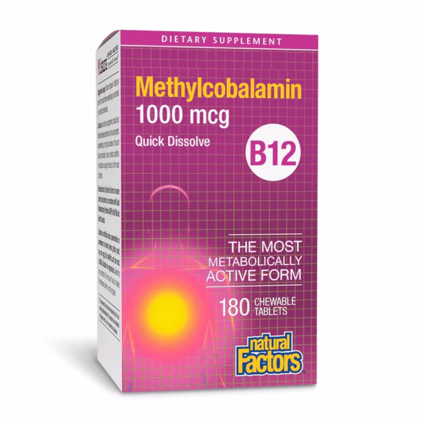 B12 Methylcobalamin 1000 mcg - 180 tabs