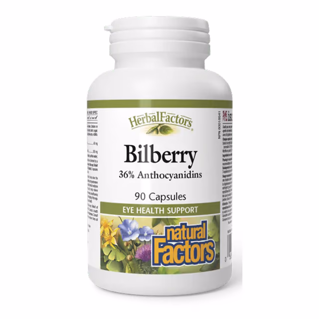 Natural Factors Bilberry 40 мг — 90 капсул