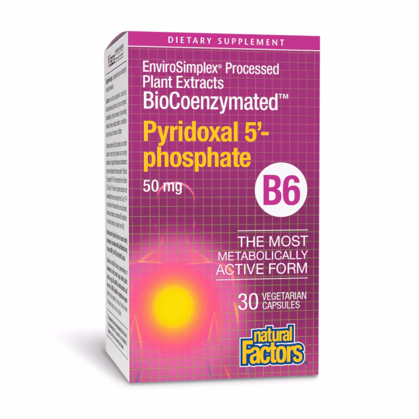 BioCoenzymated Pyridoxal 5'-phosphate 50mg - 30 vcaps