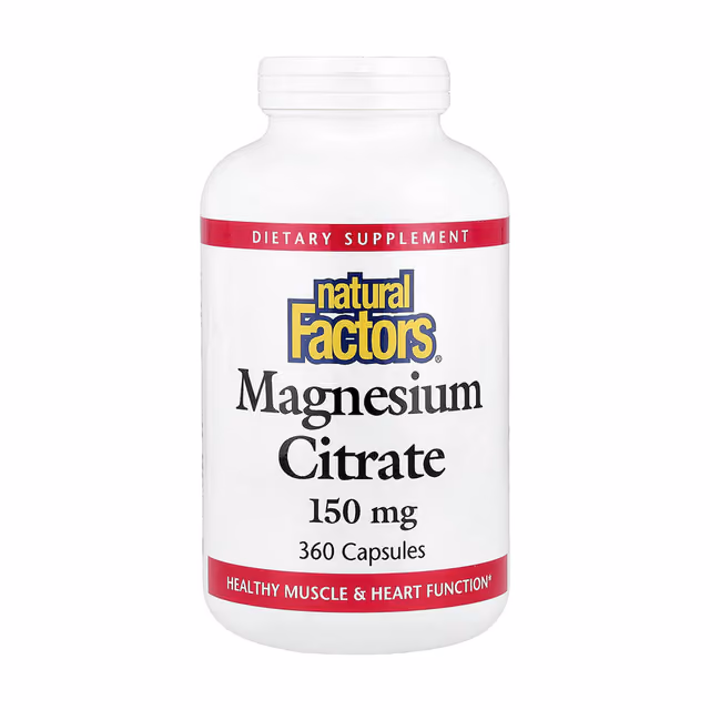 Natural Factors Magnesium Citrate 150 мг, 360 капсул