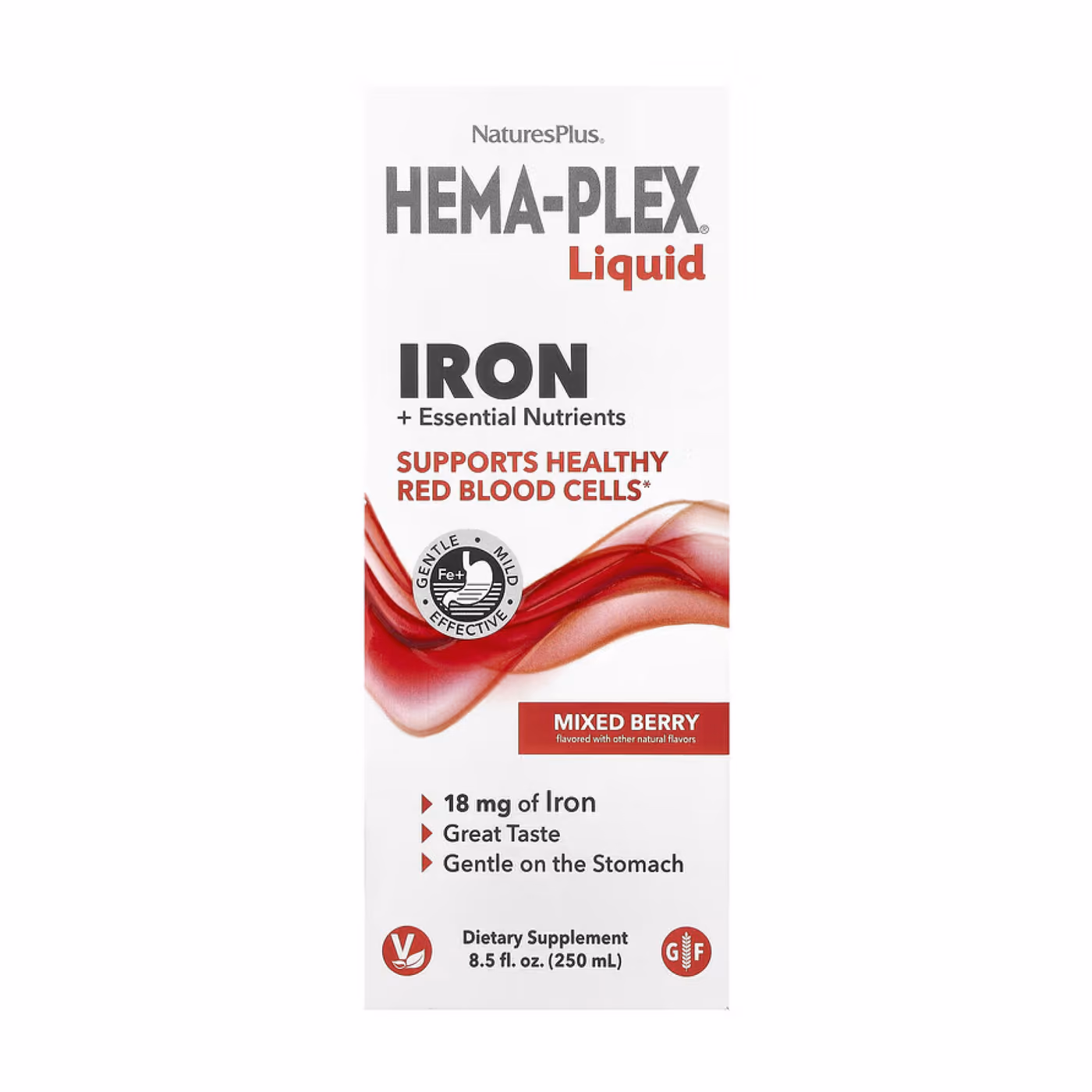 Nature's Plus Hema-Plex® Liquid Iron, 250 мл